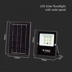 6W(400Lm) LED Floodlight with Solar 5000mAh, 6W DC:3.2V, IP65, neutral white light 4000K