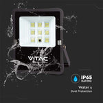 6W(400Lm) LED Floodlight with Solar 5000mAh, 6W DC:3.2V, IP65, cool white light 6400K