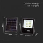 12W (1200Lm) LED-strålkastare med solcell, DC:3,2V, IP65, neutralt vitt ljus 4000K
