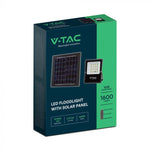 15W(1600Lm) LED Prožektors ar saules bateriju 16W DC:3.2V,  15000mAh, IP65, neitrāli balta gaisma 4000K
