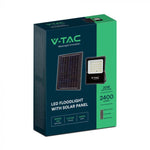 20W (2400Lm) светодиодный прожектор с солнечной панелью 20W DC:3.2V, 20000mAh, IP65, нейтральный белый 4000K