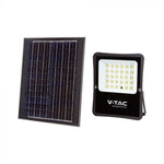 20W (2400Lm) светодиодный прожектор с солнечной панелью 20W DC:3.2V, 20000mAh, IP65, нейтральный белый 4000K