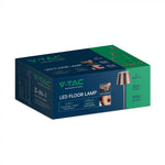 4W(300Lm) LED floor lamp, V-TAC, IP54, 4400mA BATTERY, brown, cable length 2m, warm white light 3000K