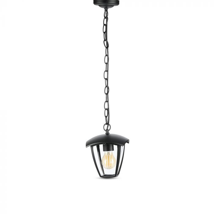 V-TAC Garden lantern/lamp frame with 1xE27 LED bulb (bulb not included), hanging, IP65/IP67, V-TAC