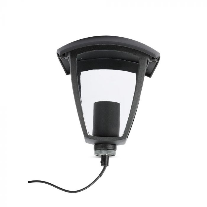 V-TAC Dārza laternas/lampas karkass ar 1xE27 LED spuldzi (spuldze nav iekļauta), vertikāls, H60cm, IP65/IP67