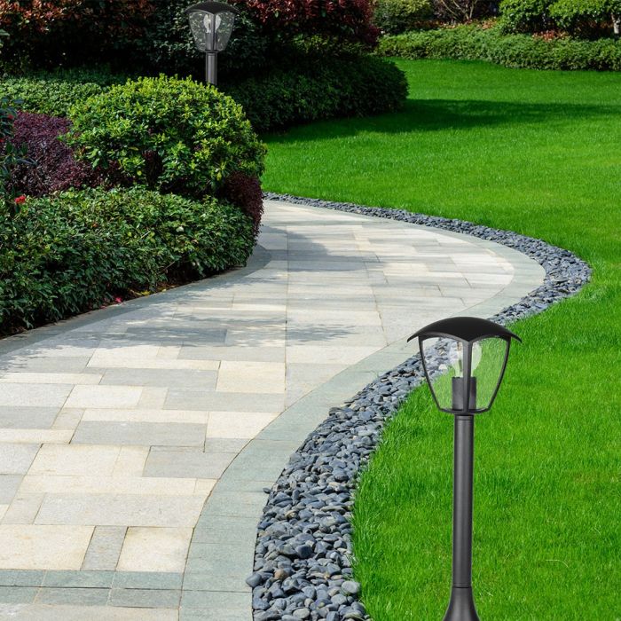 V-TAC Garden lantern/lamp frame with 1xE27 LED bulb (bulb not included), vertical, H60cm, IP65/IP67