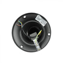 V-TAC Trädgårdslykta/lampram med 1xE27 LED-lampa (glödlampa ingår ej), svart, vertikal, IP65/IP67