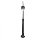 V-TAC Garden lantern/lamp frame with 1xE27 LED bulb (bulb not included), black, vertical, IP65/IP67