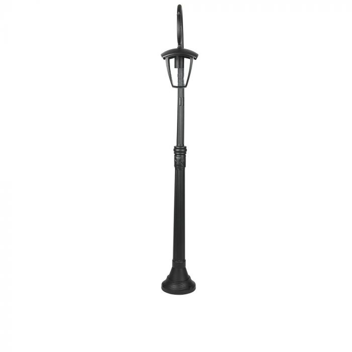 V-TAC Garden lantern/lamp frame with 1xE27 LED bulb (bulb not included), black, vertical, IP65/IP67