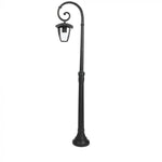 V-TAC Garden lantern/lamp frame with 1xE27 LED bulb (bulb not included), black, vertical, IP65/IP67