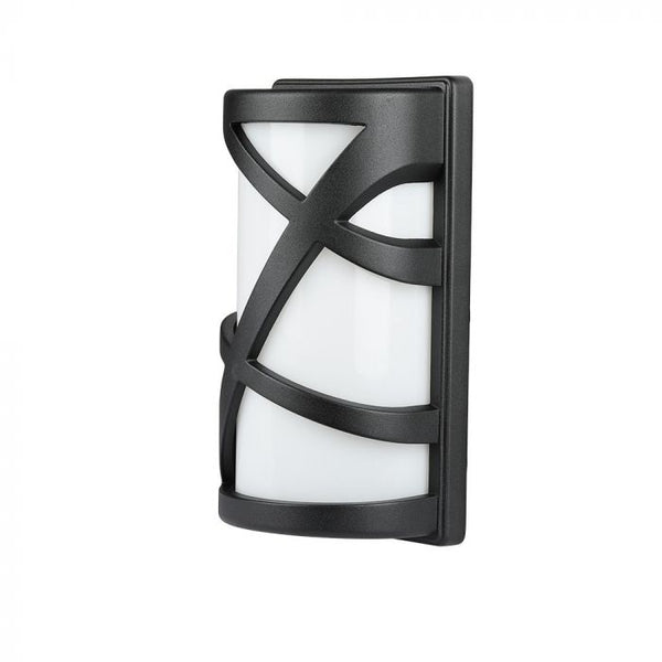 Fasādes lampas karkass E27 spuldzei, alumīnijs+stikls, IP54, V-TAC