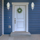 V-TAC Fasādes lampas karkass ar 1xE27 LED spuldzi (spuldze nav iekļauta), spuldze vērsta uz leju, balta, IP44