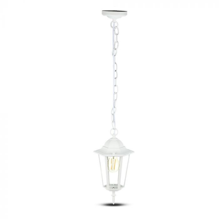 SAMPLE OF SHOPS!!! V-TAC Suspension lamp frame with 1xE27 LED bulb (bulb not included), white, IP44