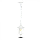 SAMPLE OF SHOPS!!! V-TAC Suspension lamp frame with 1xE27 LED bulb (bulb not included), white, IP44