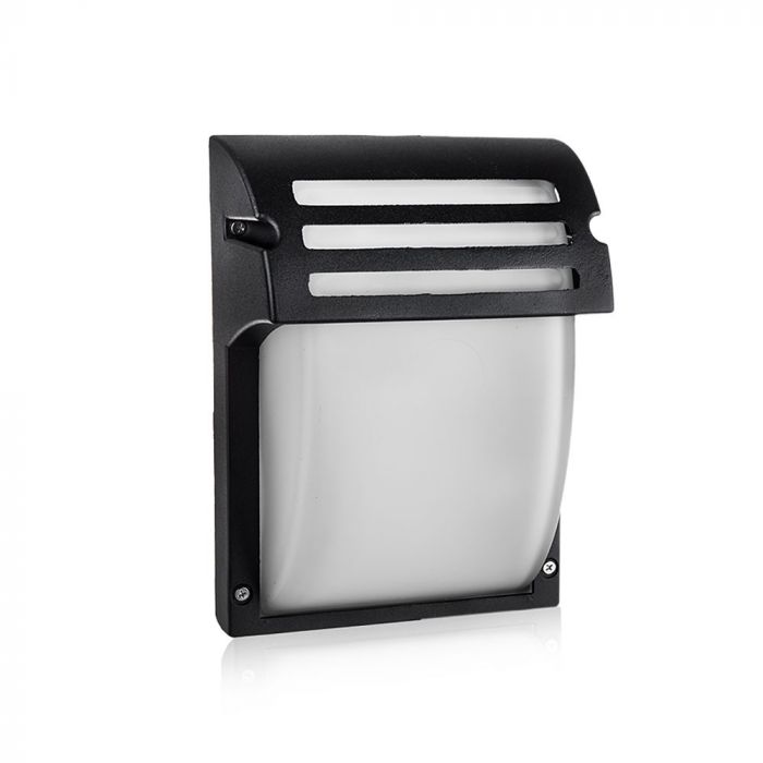 V-TAC Fassaadilambi raam 1xE27 LED-pirniga (pirn ei kuulu komplekti), must, IP44