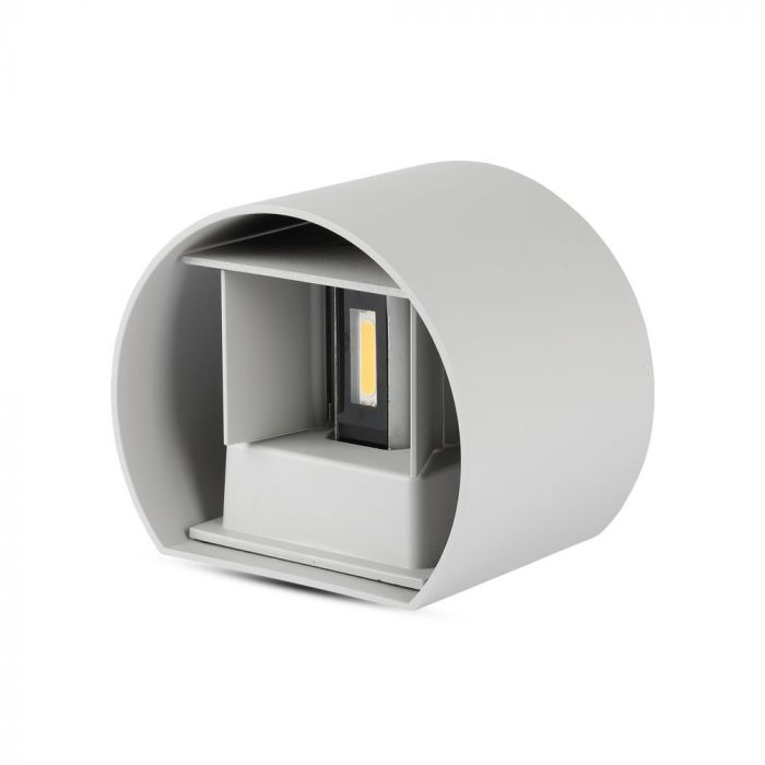 6W(660Lm) LED Fasādes gaismeklis ar regulējamu stara leņķi, IP65, V-TAC, silti balta gaisma 3000K
