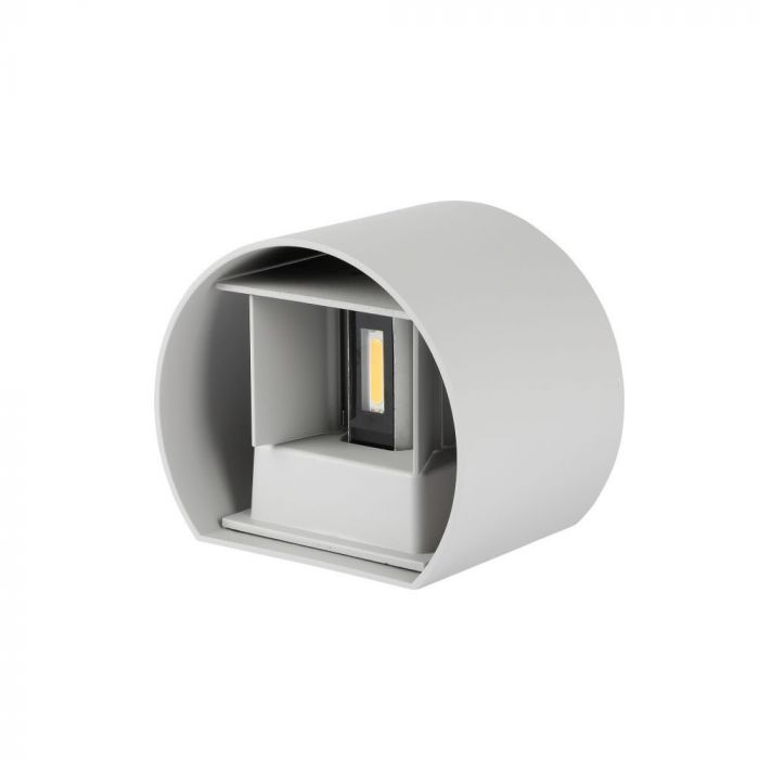 6W(660Lm) LED Fasādes gaismeklis ar regulējamu stara leņķi, V-TAC, IP65, neitrāli balta gaisma 4000K