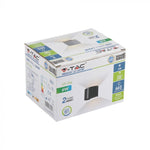 6W(660Lm) LED Fasādes gaismeklis ar regulējamu stara leņķi, V-TAC, IP65, neitrāli balta gaisma 4000K