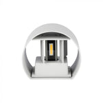 6W(660Lm) LED Fasādes gaismeklis ar regulējamu stara leņķi, V-TAC, IP65, neitrāli balta gaisma 4000K