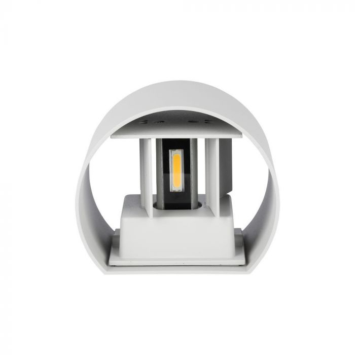 6W(660Lm) LED Fasādes gaismeklis ar regulējamu stara leņķi, V-TAC, IP65, neitrāli balta gaisma 4000K