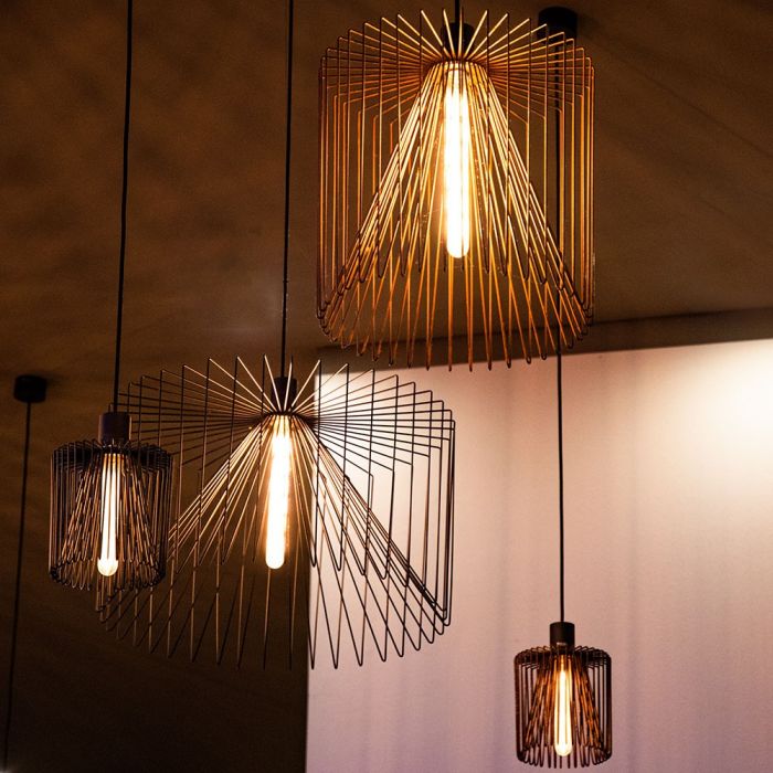 E27 5W(500Lm) LED Spuldze Filament AMBER, T30, V-TAC, silti balta gaisma 2200K