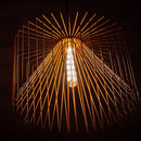 E27 6W(600Lm) LED Bulb Filament AMBER, T30, V-TAC, warm white light 2200K