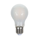E27 5W(600Lm) LED Spuldze Filament matēta, A60, V-TAC, silti balta gaisma 2700K