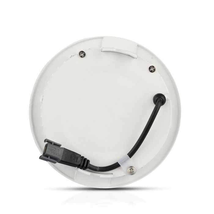 24W (2000Lm) LED paneel süvistatav ümmargune, V-TAC SAMSUNG CHIP, 5 aastat garantiid, IP20, soe valge valgus 3000K, koos toiteplokiga.
