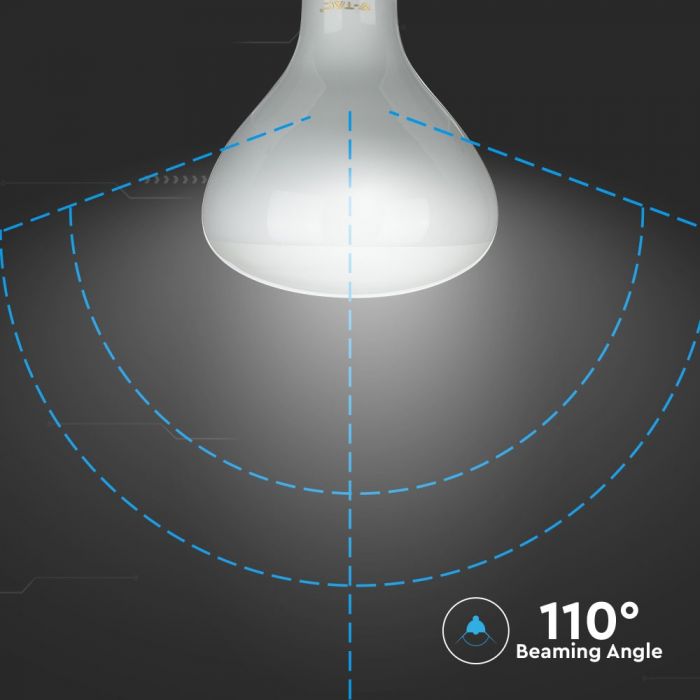 E27 8W(600Lm) LED Bulb Filament, dimmable, R125, V-TAC, cold white light 6500K