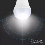 E27 5.5W(470Lm) LED Spuldze, G45, IP20, V-TAC, auksti balta gaisma 6400K