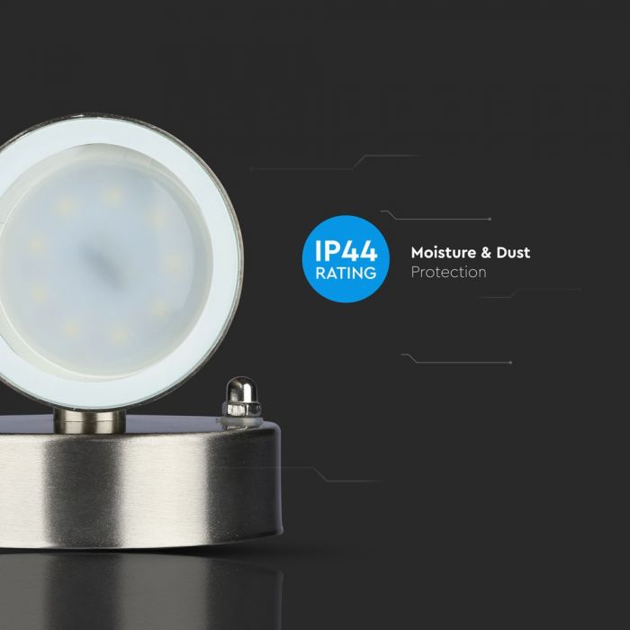 Рамка для фасадного светильника V-TAC со светодиодной лампой 1xGU10 (лампа в комплект не входит), IP44