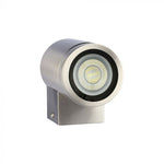 SUPERACTION_V-TAC Ram för fasadlampa med 1xGU10 LED-lampa (glödlampa ingår ej), rostfritt stål, IP44