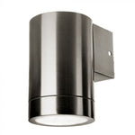 SUPERACTION_V-TAC Ram för fasadlampa med 1xGU10 LED-lampa (glödlampa ingår ej), rostfritt stål, IP44
