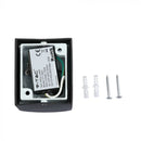 V-TAC Fasādes lampas karkass ar 1xGU10 LED spuldzi (spuldze nav iekļauta)i, melns, IP44