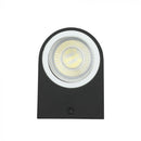 V-TAC Fasādes lampas karkass ar 1xGU10 LED spuldzi (spuldze nav iekļauta)i, melns, IP44