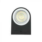 SUPERACTION_V-TAC Fasadlampram med 2xGU10 LED-lampor (glödlampor ingår ej), svart, IP44