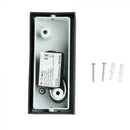 SUPERACTION_V-TAC Fassaadilambi raam 2xGU10 LED-pirnidega (pirnid ei kuulu komplekti), must, IP44