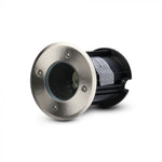 V-TAC Underram med 1xGU10 LED-lampa (glödlampa ingår ej), svart, IP65