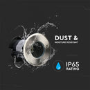 V-TAC Underram med 1xGU10 LED-lampa (glödlampa ingår ej), svart, IP65