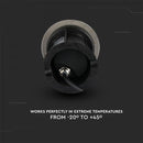 V-TAC Underram med 1xGU10 LED-lampa (glödlampa ingår ej), svart, IP65