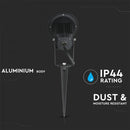 V-TAC Ground-mounted frame with 1xGU10 LED bulb (bulb not included), black, IP65