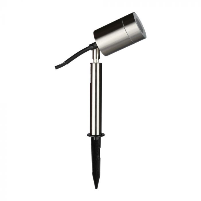 V-TAC Ground-mounted frame with 1xGU10 LED bulb (bulb not included), black, IP44