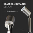 V-TAC Ground-mounted frame with 1xGU10 LED bulb (bulb not included), black, IP44