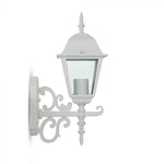 V-TAC Fasadlampram med 1xE27 LED-lampa (glödlampa ingår ej), lampan vänd uppåt, vit, IP44, V-TAC