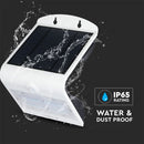 3W(500Lm) LED solar luminaire with lithium battery, IP65, white, V-TAC