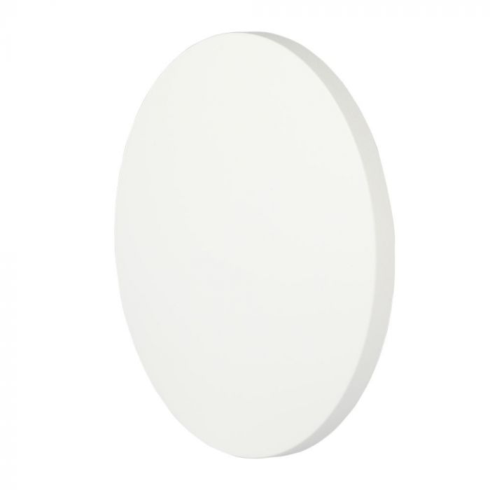 6W(660Lm) LED Fasādes gaismeklis, apaļš, IP65, alumīnija, V-TAC, silti balta gaisma 3000K