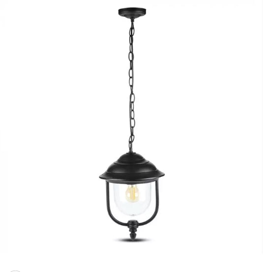 V-TAC Trädgårdslykta/lampram för 1xE27 glödlampa, hängande, IP44/IP65/IP67