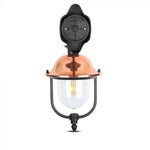 Stativ för fasadlampa för E27-glödlampa, lampan nedåt, IP44, V-TAC