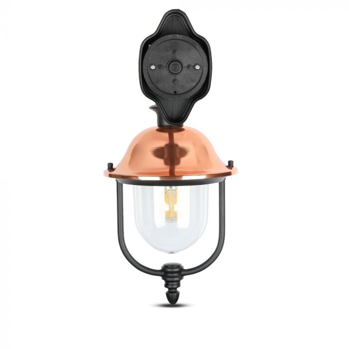 Stativ för fasadlampa för E27-glödlampa, lampan nedåt, IP44, V-TAC