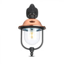 Fasādes lampas karkass E27 spuldzei, spuldze vērsta uz leju, IP44, V-TAC